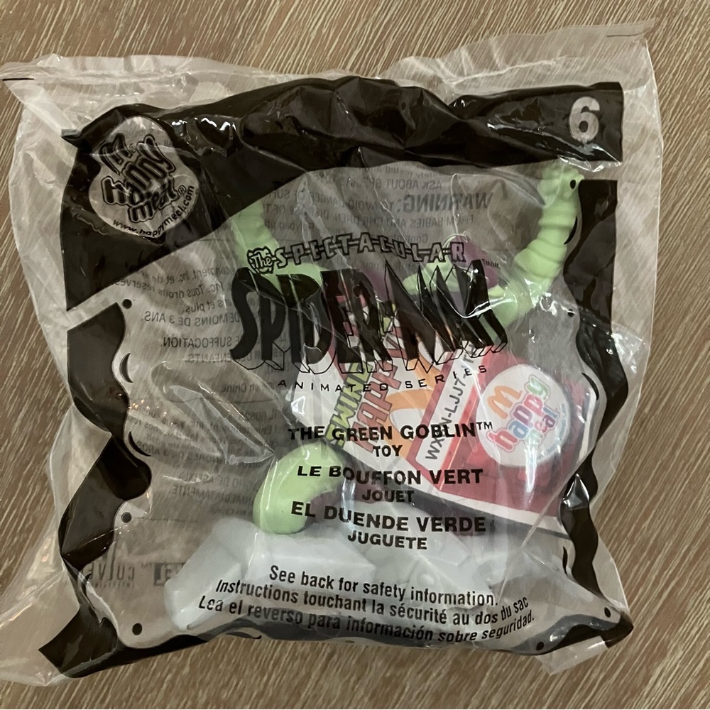 2009 McDonalds Happy Meal Toy Spider-Man The Green Goblin #6 New In Package
